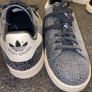 STAN SMITH ADIDAS BLACK SNAKESKIN